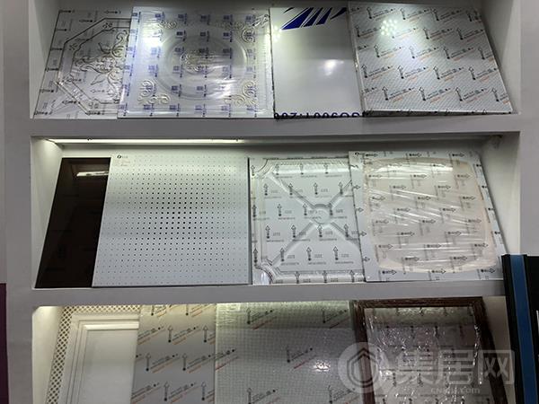 欧之杰产品板材陈列区