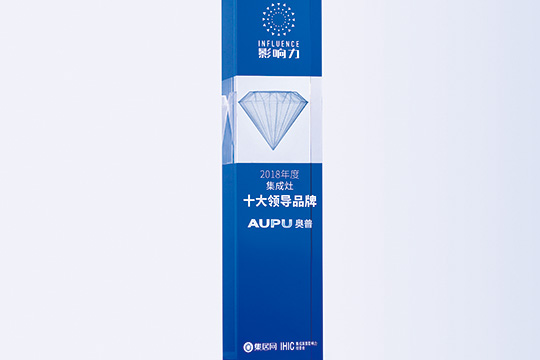 奥普集成灶 荣获集成灶十大领导品牌
